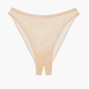 Savage X Fenty Mesh Crotchless High Leg Bikini